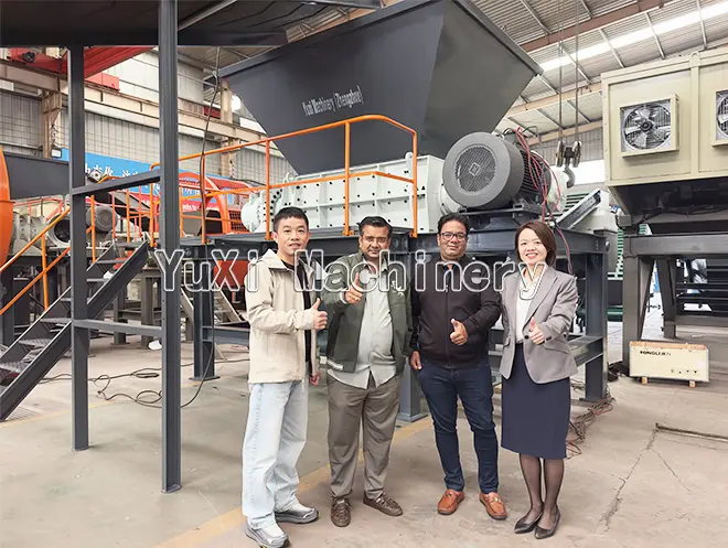 scrap metal recycling line