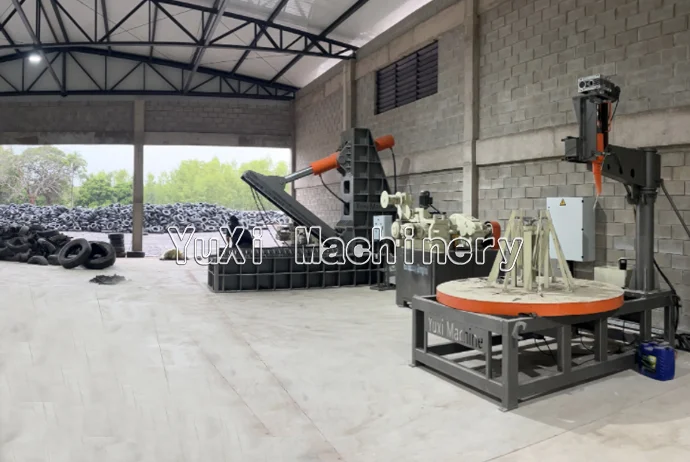 OTR tire pretreatment equipment in Durban, South Africa