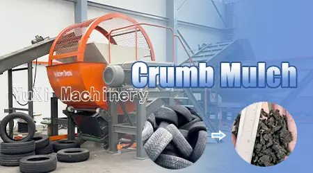Free Wire Rubber Mulch Recycling System