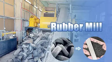 Tire Rubber Cracker Mill System