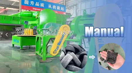 Manual Waste Tire Recycling System